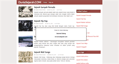 Desktop Screenshot of duniasejarah.com